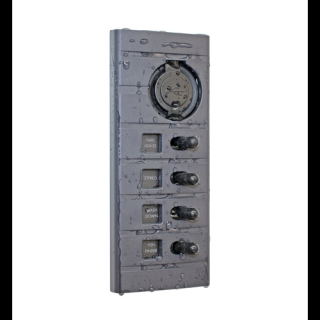 PLASTIMO 4--fach Schalttafel mit USB Steckdose 66993