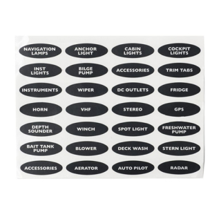 BEP Label Set  für 900-WP Schaltpanel LBL-WP