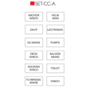 BEP Label Set For 800 Series Battery Managment SET-CC-A