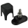 BEP isolierte Bolzen einzeln 1x6mm negativ schwarz IS-6MM-1/DSP