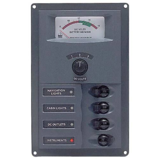 BEP Trennschalter-Panel DC 12V 4x 1-polig 900V-DCSM
