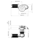 Maxwell verti. Ankerwinde ohne Spill RC8-6, 12V P102554