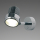 Prebit LED-Anbauleuchte R2-1 mit USB, chrom-glanz, 20002605/USB