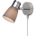 Prebit LED-Anbauleuchte R1-1 mit USB, chrom-glanz, 20012305/USB