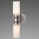 Prebit LED-Anbauleuchte W2 mit USB, chrom-matt, wa...