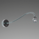 Prebit LED-Flexleuchte 01 mit USB, 300mm, chrom-gl...