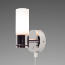 Prebit LED-Anbauleuchte W1-1 mit USB, D2W, chrom-g...