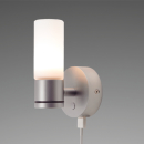 Prebit LED-Anbauleuchte W1-1 mit USB, D2W, chrom-m...
