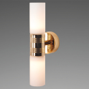 Prebit LED-Anbauleuchte W2 mit USB, D2W, gold-glan...