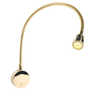 Prebit LED-Flexleuchte 01-1 mit USB, 300mm, gold-g 21113409/USB