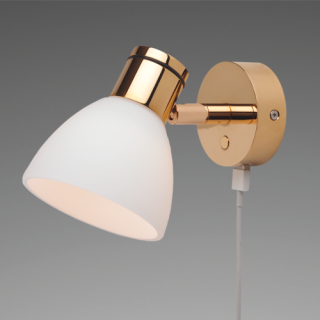 Prebit LED-Anbauleuchte R1-2 mit USB, D2W,GG,WH 21114309/USB