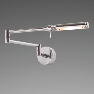 Prebit KIRA mit USB chrom-glanz, rot/warmweiß 25500005/USB
