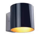 Prebit LUCY HV, Glasschirm schwarz/gold 230V 31814105