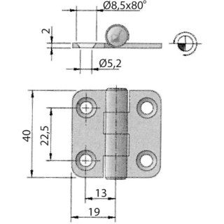 BUKH PRO S.S.HINGES M3552565