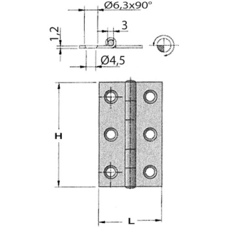 BUKH PRO S.STEEL HINGES M3560030