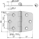 BUKH PRO HINGES S.STEEL M3544080