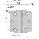 BUKH PRO S.STEEL HINGES M3506091