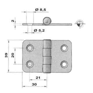 BUKH PRO HINGES S.STEEL M3537035
