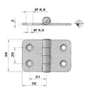 BUKH PRO HINGES S.STEEL M3537035