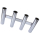 BUKH PRO S.S.WALL MOUNT FISH.ROD HOLDER-3 PLACES M2645003