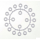BUKH PRO WHITE UNDERSCREW RIM E5645074