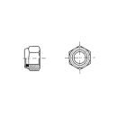BUKH PRO S.S.SELF-LOCKING NUT E5904000