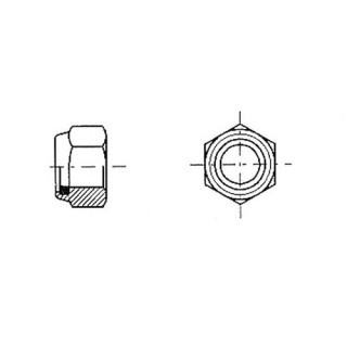 BUKH PRO S.S. SELF-LOCKING NUT E5906000