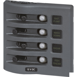 BUKH PRO PANEL WD 12VDC CLB 4POS GRAY K2904374G