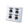 BUKH PRO 4 SWITCHES PANEL COL.WHITE L0674044