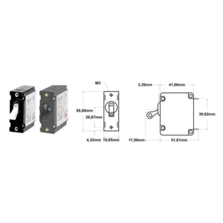 BUKH PRO IP65 SWITCH WITH LED 3 ON-OFF L0601119