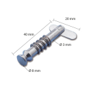 BUKH PRO SLIDING SUPPORT IN S.STEEL O2422100