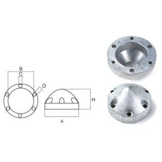 BUKH PRO NEW MAX-PROP NUT 3 BLADES L8119343