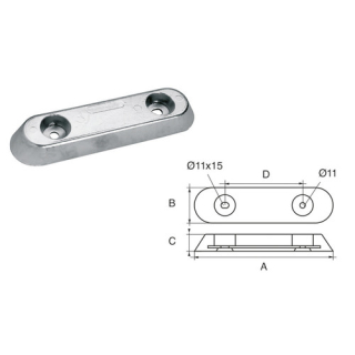 BUKH PRO STANDARD HULL LATES - ANODES L8120414