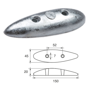 BUKH PRO STANDARD HULL LATES - ANODES L8120205