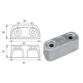 BUKH PRO ANODE F/JOHNSON/EVINRUDE ENGINES L8147311