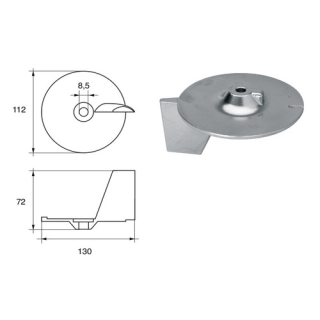BUKH PRO ANODE F/HONDA ENGINES L8150806