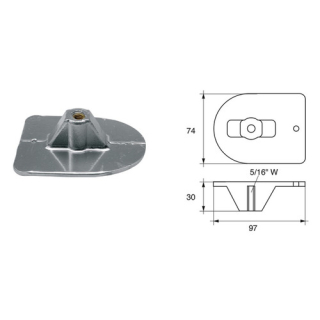 BUKH PRO ANODE F/MERCURY ENGINES L8145304