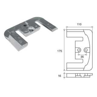 BUKH PRO ANODE F/MERCRUISER ENGINES L8143012