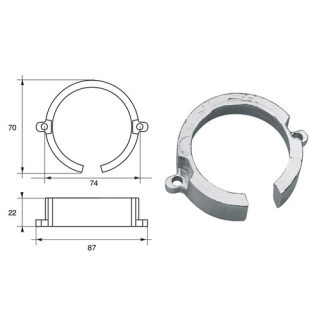 BUKH PRO ANODE F/MERCURY ENGINES L8149214