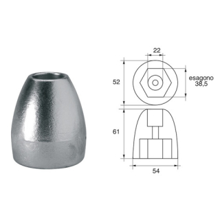BUKH PRO ANODE F/MERCURY ENGINES L8145319