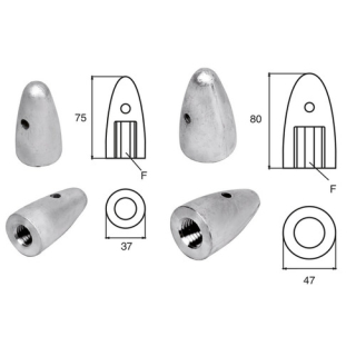 BUKH PRO ZINC AND ALU ANODE F/VOLVO PENTA ENGINES L8140082