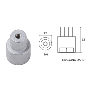 BUKH PRO ANODE F/YAMAHA ENGINES L8146305