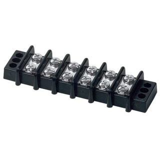 BEP Klemmleiste 2x 10 Klemmschrauben 6,3mm 30A TB-118-10P