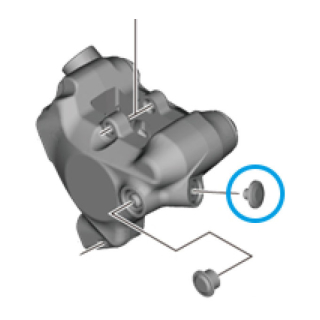 SHIMANO Abdeckung BR-R8170 Entlüftungsschraube Y2J706000
