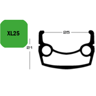 Exal Felge XL25 32L; nicht abgedreht FA003453000