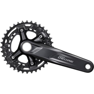 SHIMANO Kurbelgarnitur DEORE FC-M4100-B 2x10 EFCM41002BCX66