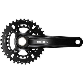 SHIMANO Kurbelgarnitur FC-MT610-B2 2x12 EFCMT6102BCX66L