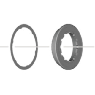 SHIMANO Verschlussring Shimano Rennradkassetten Y0NC98010