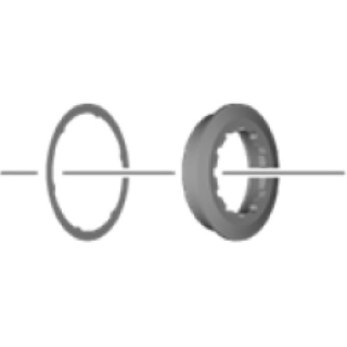SHIMANO Verschlussring Shimano Rennradkassetten Y0NR98010