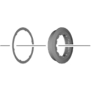SHIMANO Verschlussring Shimano Rennradkassetten Y0NR98010